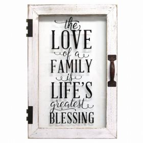 Life's Blessings Printed Glass Decor (Pack of 1)