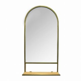 Madeline Mirror with Collapsible Shelf (Pack of 1)