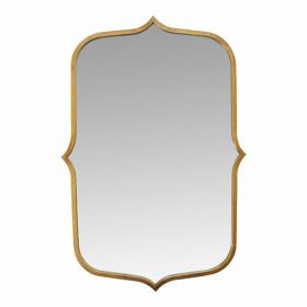 36" Hillary Gold Metal Mirror (Pack of 1)