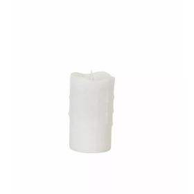 Simplux LED Dripping Candle with Moving Flame (Set of 2)3"Dx5"H