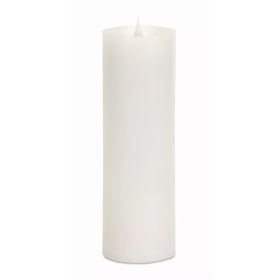Simplux LED Pillar Candle with Moving Flame (Set of 2)  3"D x 9"H
