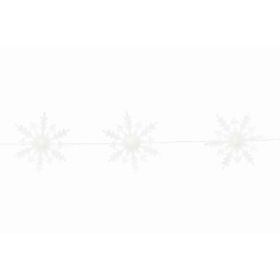 5 Lighted Snowflake Strand 6"Hx5'L Acrylic (Pack of 1)
