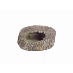 Tree Trunk Container  (Set of 3) 11"H Cement