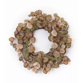 Eucalyptus Wreath 22"D Polyester (Pack of 1)