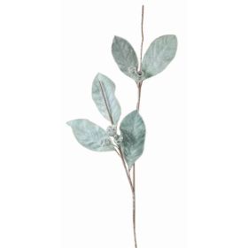 Magnolia Leaf Spray 34.5"H (Set of 6) Velvet/Paper