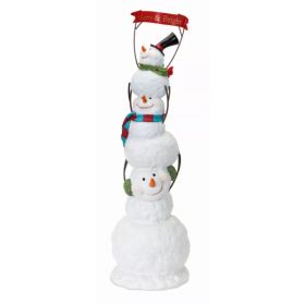 Snowman Stack 36"H MGO (Pack of 1)