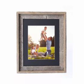 19"x23" Rustic Black Picture Frame with Plexiglass Holder (Pack of 1)
