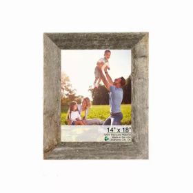 17"x21" Natural Weathered Grey Picture Frame with Plexiglass Holder (Pack of 1)