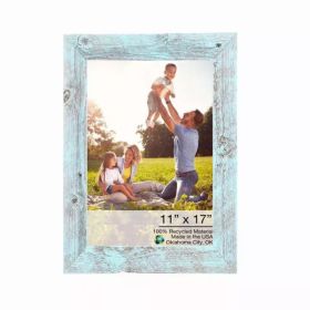 15"x21" Rustic Blue Picture Frame (Pack of 1)