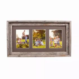 14"x23" Natural Weathered Grey Picture Frame (Pack of 1)