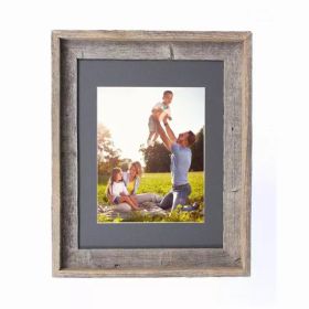 14"x18" Rustic Cinder Picture Frame with Plexiglass Holder (Pack of 1)