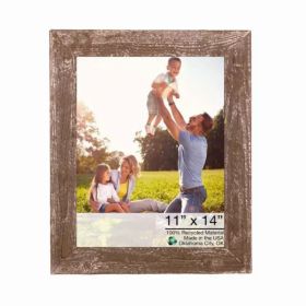 14"x17" Rustic Espresso Picture Frame with Plexiglass Holder (Pack of 1)