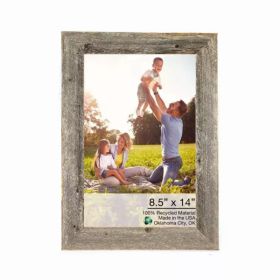 12"x17" Natural Weathered Grey Picture Frame with Plexiglass Holder (Pack of 1)