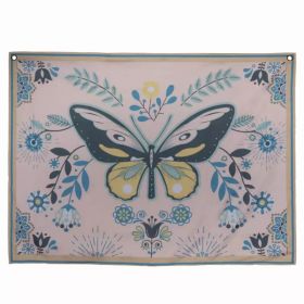 Multi Color Butterfly Tapestry Wall decor (Pack of 1)