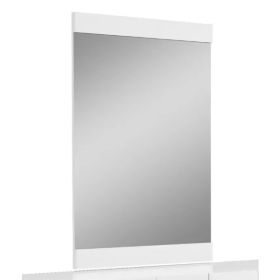 45" Superb White High Gloss Mirror (Pack of 1)