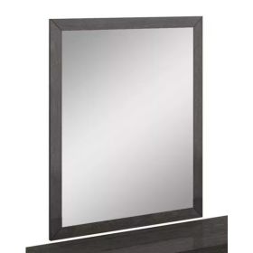 43" Refined Grey High Gloss Mirror (Pack of 1)