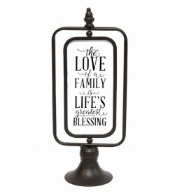 The Love of a Family Metal Tabletop (Pack of 1)