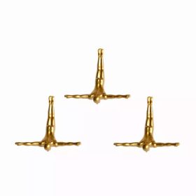 6.5" x 2.5" x 6.5" Wall Diver - Gold 3-Pack (Pack of 1)