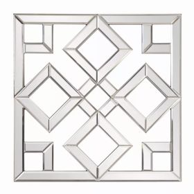 Interlocking Mirrored squares with Lattice Design (Pack of 1)