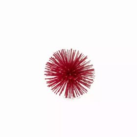 Mini Red Spiky Sphere Home Accent Filler (Pack of 1)