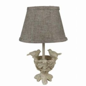 Two Birds and Nest Accent Lamp (Pack of 1)