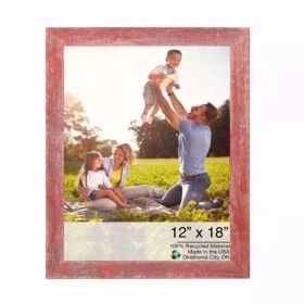 14"x21" Rustic Red Picture Frame (Pack of 1)