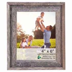 4" x 6" Natural Weathered Gray Picture Frame (Pack of 1)