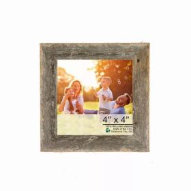 4" x 4" Natural Weathered Gray Picture Frame (Pack of 1)