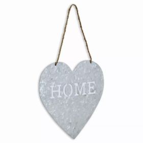 Home Gray Galvanized Metal Wall Art (Pack of 1)