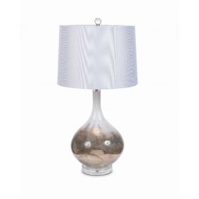 Set of 2 Art Glass Table Lamps