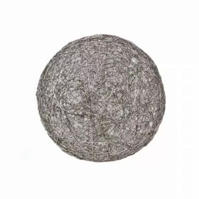 12" X 12" X 12" Silver Iron Extra Large Wire Sphere (Pack of 1)
