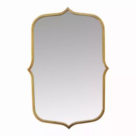 36" Hillary Antique Gold Metal Framed Mirror (Pack of 1)