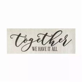Together We Have It All Oversized Wall Art (Pack of 1)