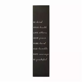 Matte Black "Be Kind" Wall decor (Pack of 1)