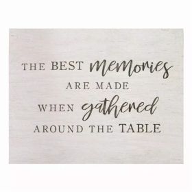 Best Memories Gathered Around The Table Oversized Wall Art (Pack of 1)