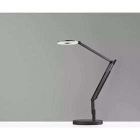 Bendy Black Metal LED Desk Lamp (Pack of 1)