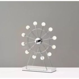 Chrome Ferris Wheel Small Table Lamp (Pack of 1)