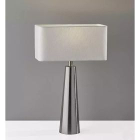 Urban Edge Slate Steel Metal Table Lamp (Pack of 1)