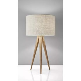 Treble Natural Wood Table Lamp (Pack of 1)