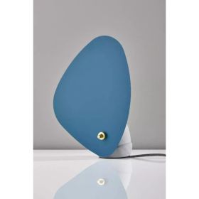 Turquoise Fin Concrete Table Lamp (Pack of 1)
