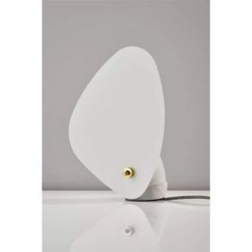 White Fin Concrete Table Lamp (Pack of 1)