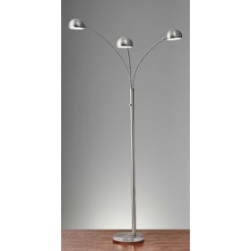 Three Light Steel Orb Floor Lamp (Pack of 1)