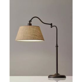 Dark Bronze Metal Swing Arm Adjustable Table Lamp (Pack of 1)
