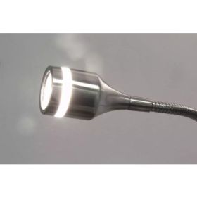 Floor Lamp in Brushed Steel Metal Adjustable LED (Pack of 1)