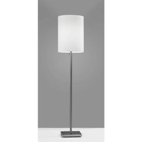 Floor Lamp Classic Silhouette Brushed Steel Metal (Pack of 1)