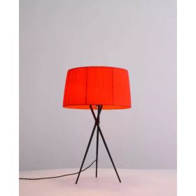 18" X 18" X 29.5" Red Carbon Steel Table Lamp (Pack of 1)