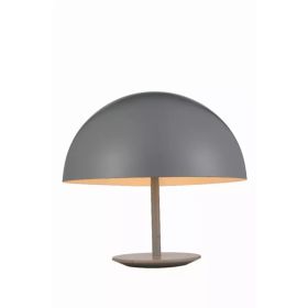 16" X 16" X 16" Grey Aluminum Table Lamp (Pack of 1)