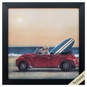 11" X 11" Silver Frame Beach Bound (Pack of 1)