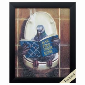9" X 11" Black Frame Stool Pigeon (Pack of 1)
