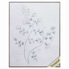 22" X 28" Woodtoned Frame Botanical Sketches II (Pack of 1)